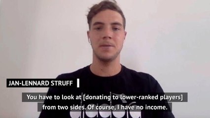 Struff backs Djokovic's idea to aid lower ranking talent