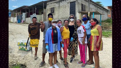 Mafer Vargas brindó ayuda a familias necesitadas: "uno no hace esto por farandulear"
