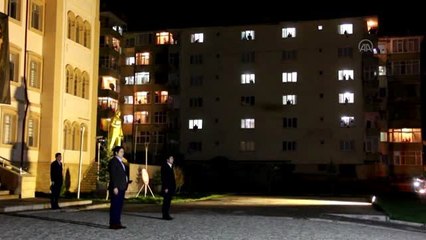 Zara'da 100. yıl için 100 havai fişek atıldı