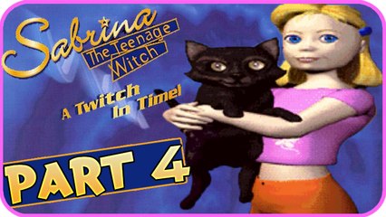 Sabrina the Teenage Witch: A Twitch in Time Walkthrough Part 4 (PS1)
