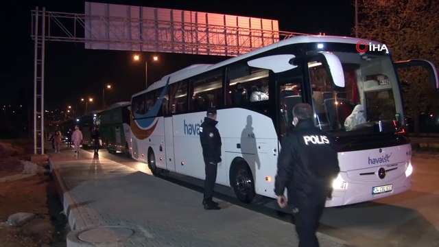 Fransa’dan getirilen 286 Türk vatandaşı Kocaeli’de öğrenci yurduna yerleştirildi