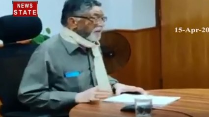 प्रवासी मजदूरों के लिए देशभर में बनाए गए 20 नियंत्रण कक्ष पर मंत्री संतोष गंगवार की बैठक