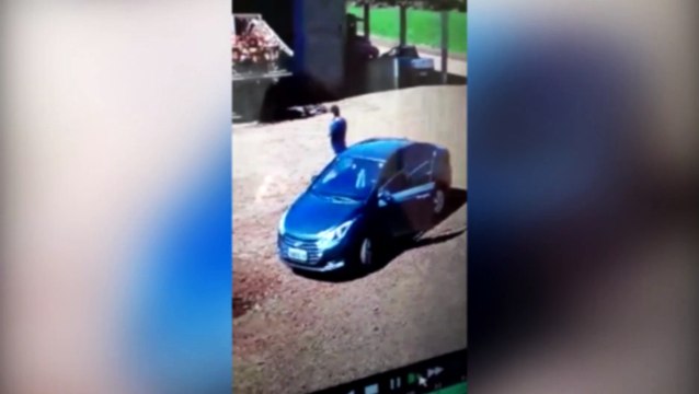 Através de imagens de câmera, PM de Santa Helena identifica veículo e Choque de Cascavel detém suspeitos de furto de agrotóxicos