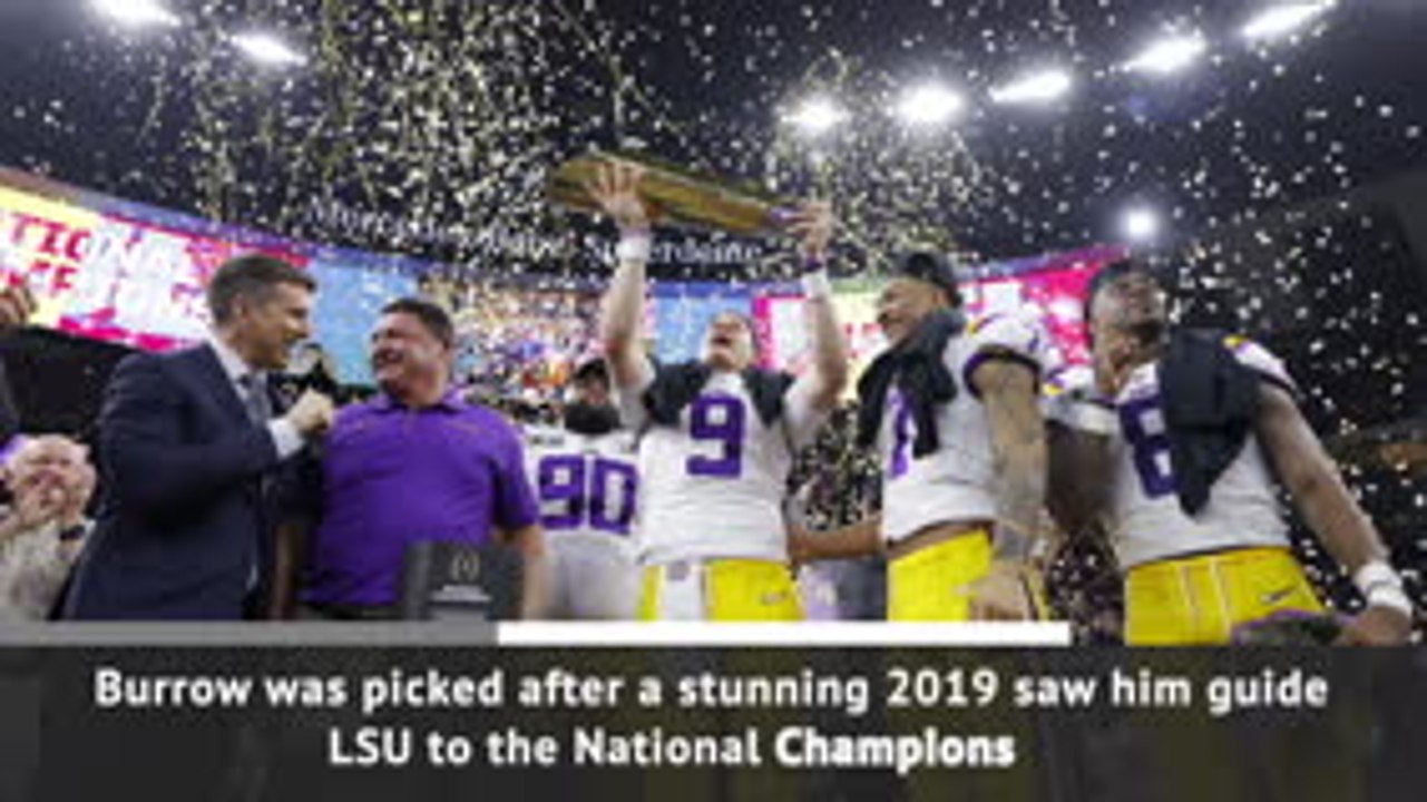 Breaking News - Joe Burrow chosen by Bengals as...
