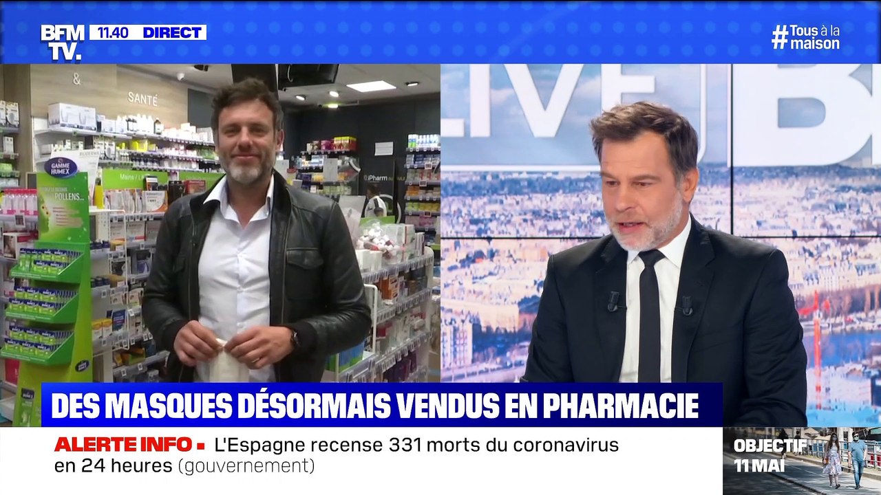 Des masques désormais vendus en pharmacie - 27/04