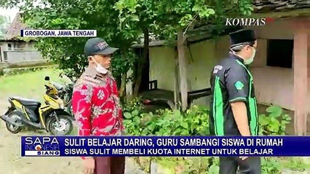 Siswa Sulit Beli Kuota, Guru Rela Datangi Rumah Satu-satu Untuk Mengajar