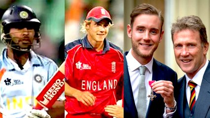 Stuart Broad father met Yuvraj Singh and he asked for autograph.