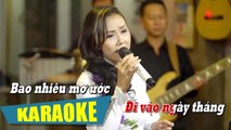[KARAOKE] C�nh Thi?p ??u Xu�n - ?an Ph??ng  Nh?c Xu�n Karaoke Beat