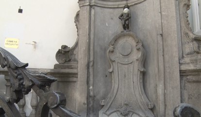 Coronavirus: même Manneken-Pis porte un masque