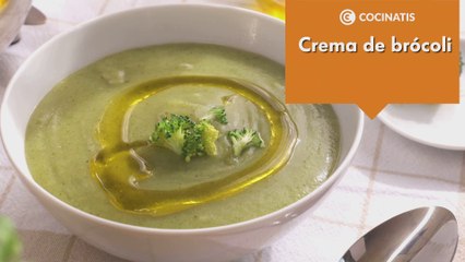 CREMA de BRÓCOLI  Una crema LIGERA y RÁPIDA perfecta para comer más VERDURA- Cocinatis