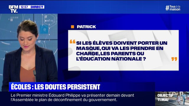 Si les élèves doivent porter un masque, qui doit le leur fournir? BFMTV répond à vos questions