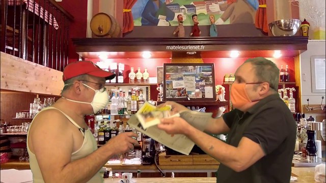 Brèves de comptoir - Au bistro après dé confinement du à l'épidémie covid19