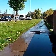 Water mains burst on South Shields estate