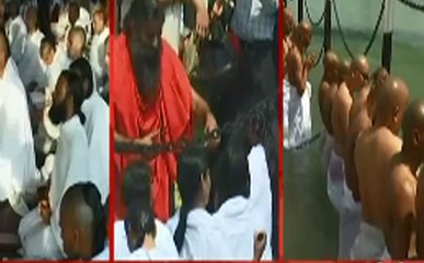 रामनवमी पर रामदेव ने 90 संन्यासियों को दी दीक्षा