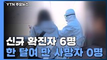 신규 환자 6명...한 달여 만에 '사망자 0명' / YTN