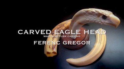 Carving an Eagle Head - Ferenc Gregor