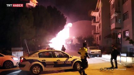 Burdur'daki yangın paniğe neden oldu