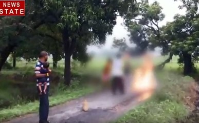 गोरखपुर: देखिए कैसे महिला ने खुद को जिंदा जलाया, दिल दहला देगा यह वीडियो
