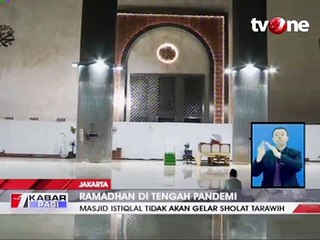 Masjid Istiqlal Tidak Gelar Salat Tarawih