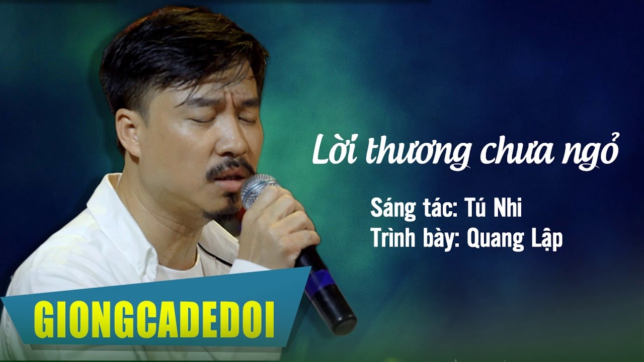 Lời Thương Chưa Ngỏ - Quang Lập  Nhạc Vàng Hải Ngoại