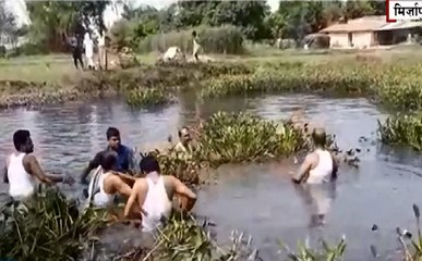 Uttar Pradesh : मिर्जापुर के डीएम ने की तालाब की साफ-सफाई, देखिए VIDEO