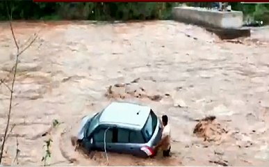 Haryana : उफनते पानी में जिंदगी दांव पर, बारिश-बाढ़ की डरावनी तस्वीर