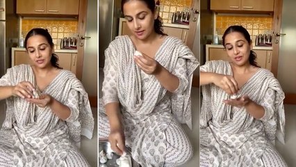 Vidya Balan Tries Her Hands On Cooking And Tasty MODAK | First Time cooking Video #QuarantineCooking