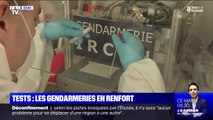 Coronavirus: dans le laboratoire mobile de la gendarmerie nationale où sont effectués des tests de dépistage