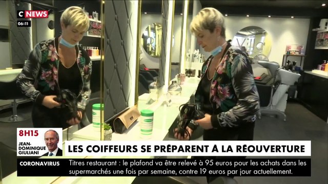 Les coiffeurs se préparent à la reprise