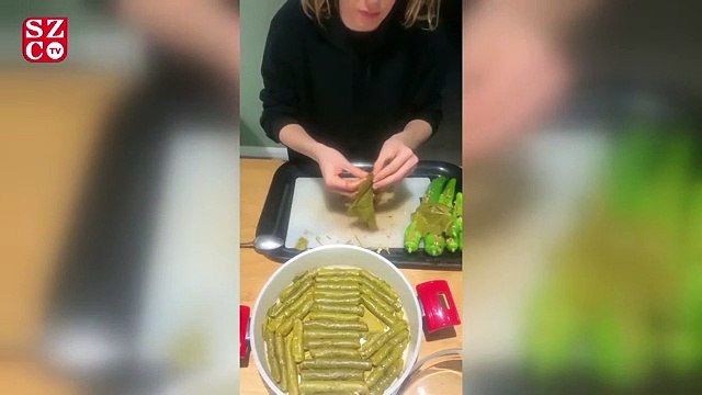 Burcu Biricik yaprak sardı