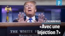 Coronavirus : Trump suggère une injection de désinfectants ou des UV