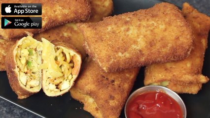 Chicken Crumb Roll Recipe By COOK WITH FAIZA