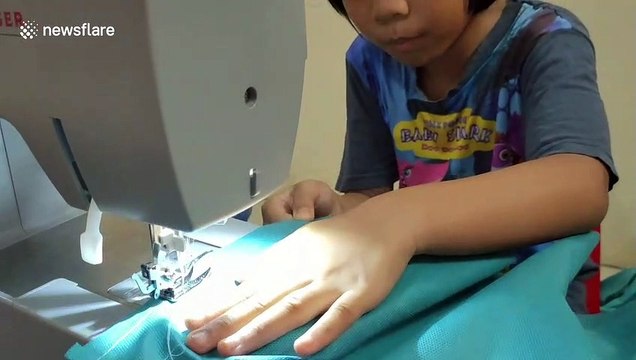 Malaysian schoolgirl sews 100 sets of PPE for health workers treating COVID-19 patients