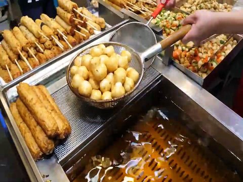 Amazing Skill of Fish Cake Master - Korean street food