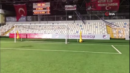 Keçiörengücü, 23 Nisan kutlamalarında Aktepe Stadı’nda İstiklal Marşı yayınladı