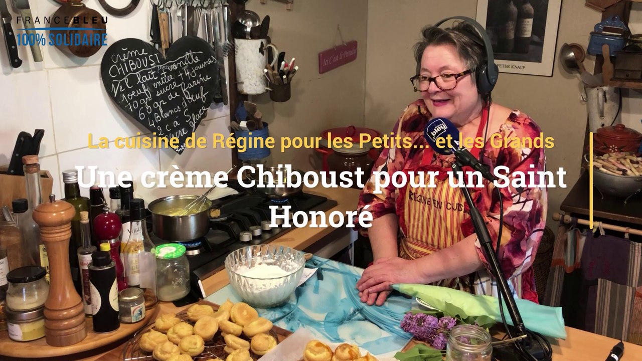La recette du Saint Honoré à la crème Chiboust de Régine
