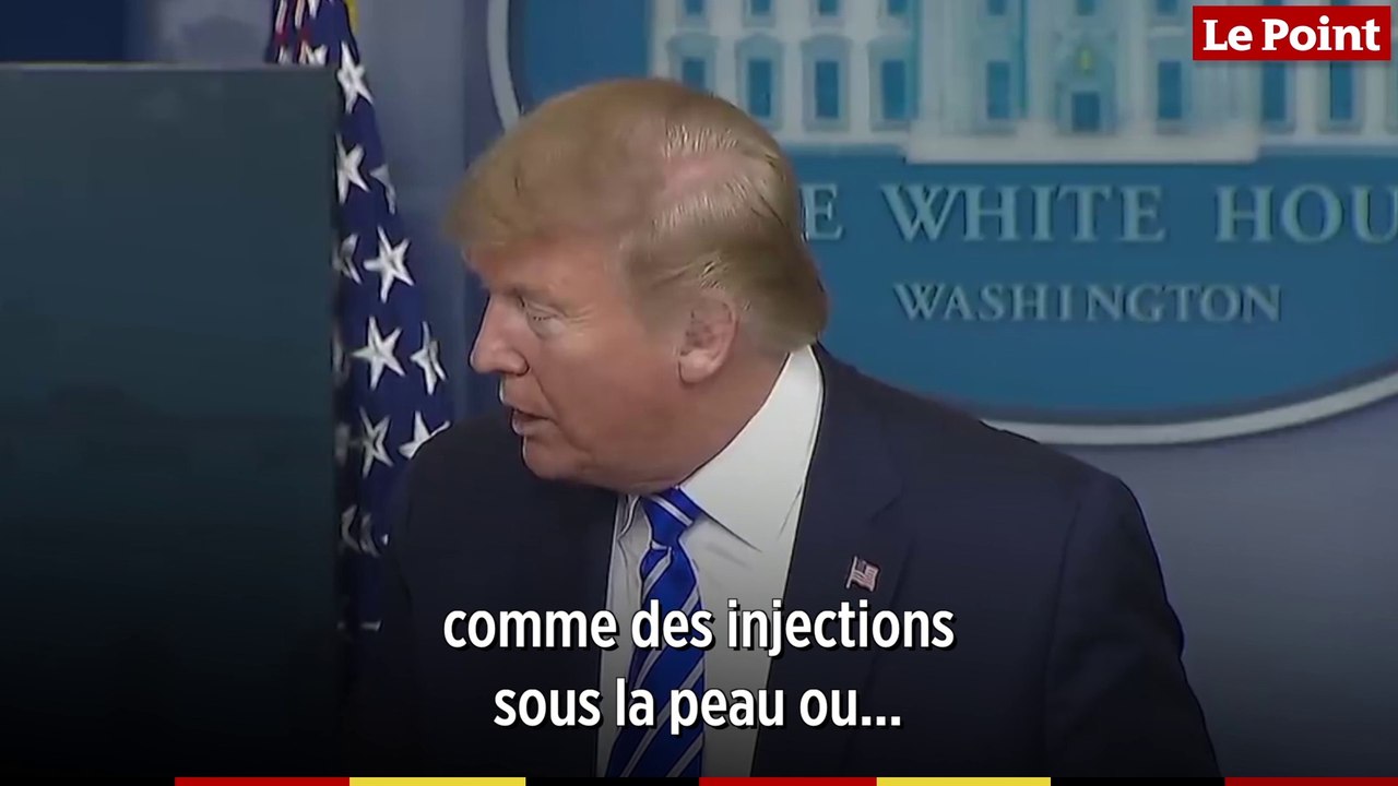 Trump suggère des injections de désinfectant pour lutter contre le Covid-19