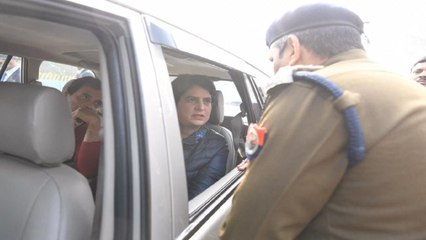 राहुल-प्रियंका को मेरठ पहुंचने से पहले पुलिस ने रोका, यूपी की कानून व्यवस्था पर उठाए सवाल