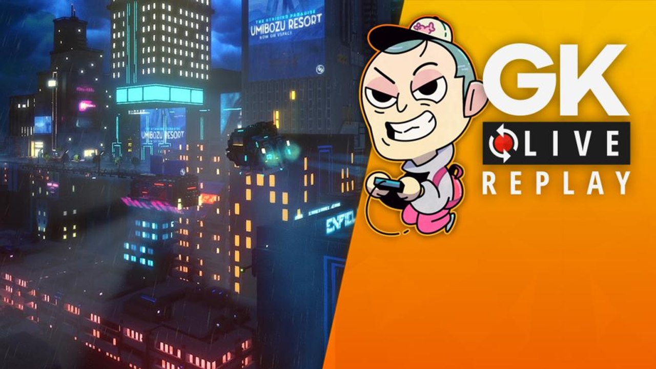 [GK Live replay] Noddus livre des colis dans la ville futuriste cyberpunk