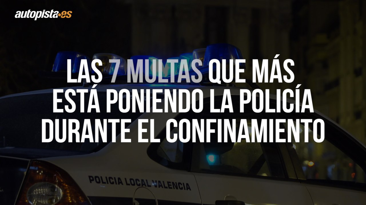 Lista de multas que te pueden poner si te saltas el confinamiento