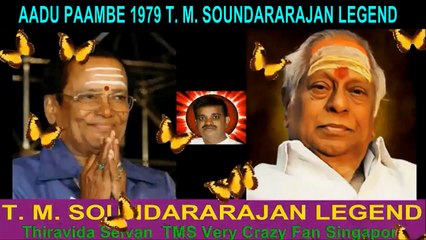 AADU PAAMBE 1979 T. M. SOUNDARARAJAN LEGEND song 2