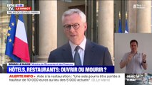 Hôtels, restaurants: Bruno Le Maire annonce la 