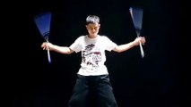 Nghệ thuật song côn nhị khúc dây ngắn 7cm. #KANCLUB con nhi khuc. #Nunchaku