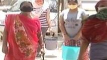 Coronavirus: Women buy vegetables in bucket instead of bags