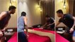Watch : Hardik Pandya , Krunal Pandya Play Table Tennis On Bed