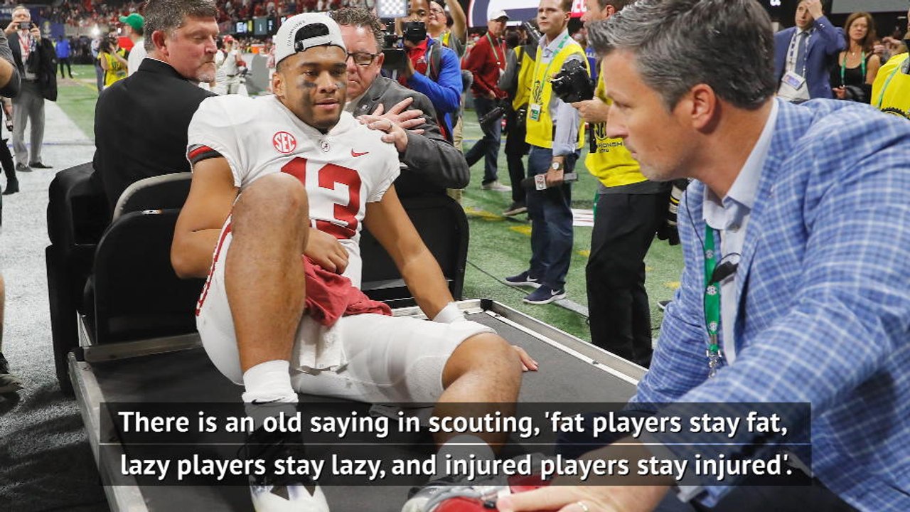 Injuries cost Tagavailoa a place in draft top two - Baldinger