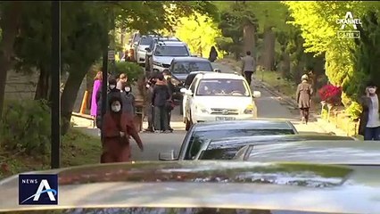 시험지도 드라이브 스루…재택 시험인데 학원으로