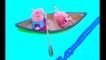 PEPPA PIG TOYS Pool Water Canoe Ride Videos for Kids-