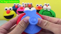 Play Doh Elmo Lollipop with Angry Birds Star Wars Sesame Street Cookie Monster Molds Fun for Kids