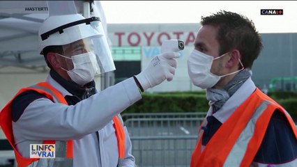 L'entreprise Toyota a réouvert mais les salariés doivent se plier à un protocole sanitaire strict